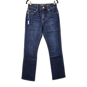 NWT Daily Blue MANYA Classic Straight Leg Jeans in Legacy size 28